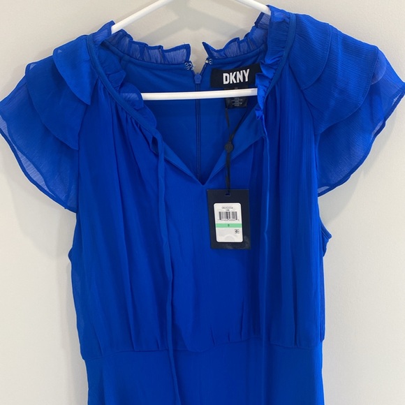 Royal blue DKNY dress, never been worn - Picture 2 of 7